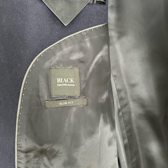 Saks Fifth Avenue Black Label Men’s wool overcoat - Picture 4 of 5